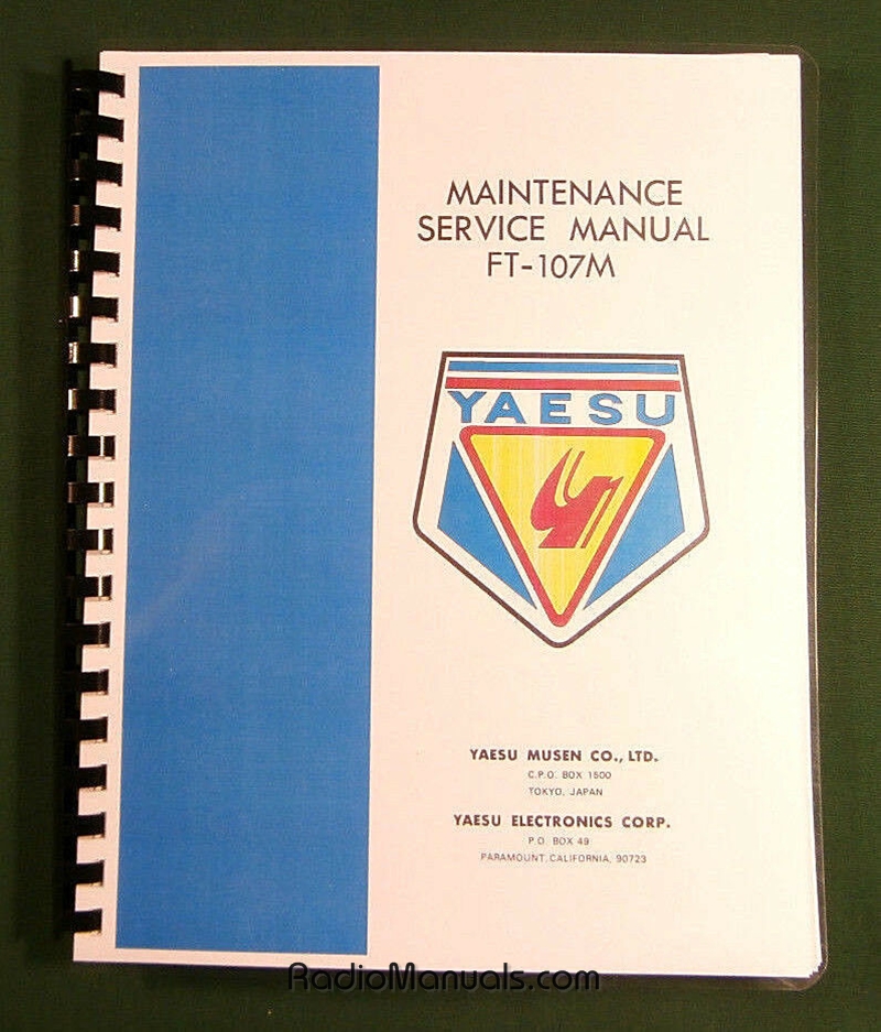 Yaesu FT-107M Service Manual - Click Image to Close